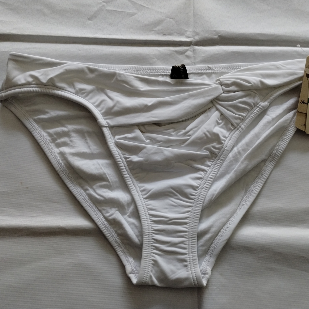 Tommy Bahama White Bikini Bottom Classic Swimwear